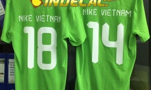 Cắt decal ép nhiệt in áo đá bóng lấy liền giá rẻ tại Tp.HCM