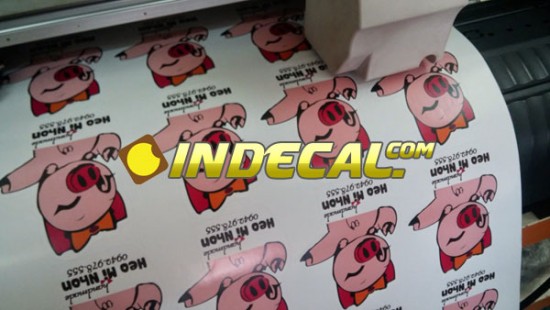 dịch vụ in decal sữa, decal nhựa giá rẻ lấy liền