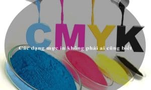 Các dạng mực in không phải ai cũng biết
