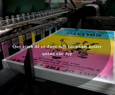 Quy trình để có được một tác phẩm poster quảng cáo đẹp