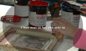 Chọn mực in lụa cho máy in