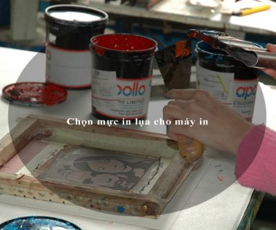 Chọn mực in lụa cho máy in
