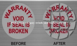 Phân loại và quy trình sản xuất tem vỡ