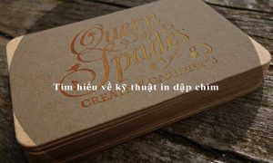 Tìm hiểu về kỹ thuật in dập chìm