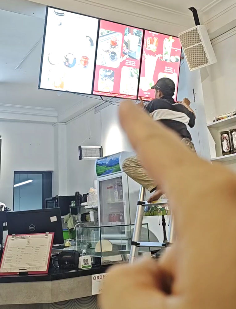 In backlit film làm hộp đèn quảng cáo