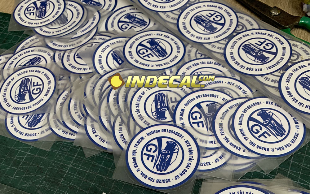 in decal dán ô tô, xe hơi, taxi, xe tải các hợp tác xã vận tải – giá rẻ, lấy nhanh