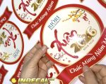 In tem nhãn dán hộp quà tặng, in sticker dán hộp quà biếu lấy ngay giá rẻ