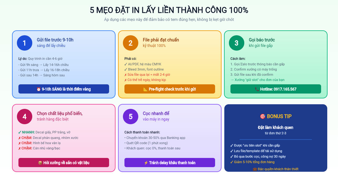 5 mẹo đặt in decal lấy liền thành công 100%